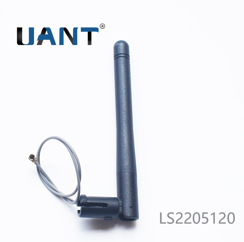 世俱杯app官方入口2.4G 2dBi黑色出线天线，L=200mm+端子