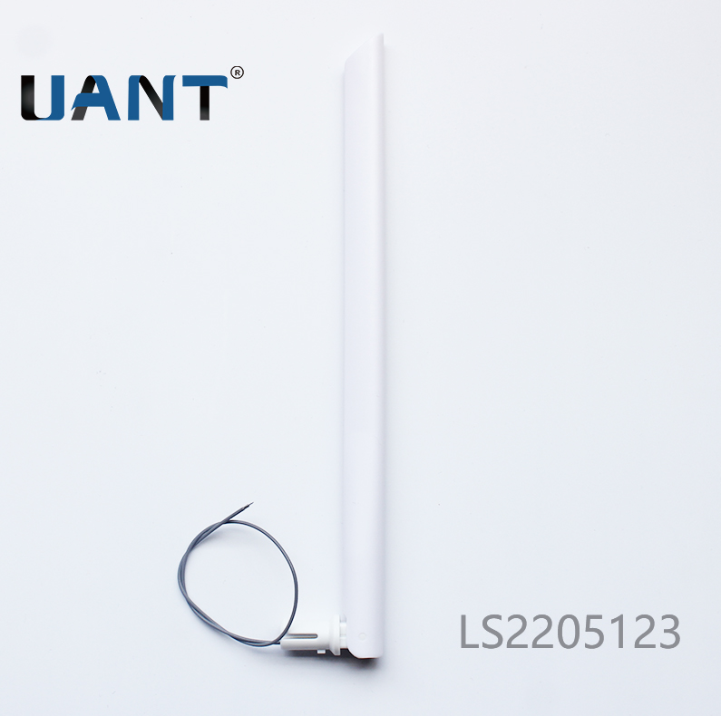 世俱杯app官方入口2.4G 青釭剑白色出线天线，L=200mm， 剥线：1/1.5/2